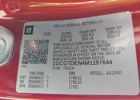 1GCGTDEN4M1197644